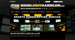 Desktop Screenshot of highlimitgambler.com